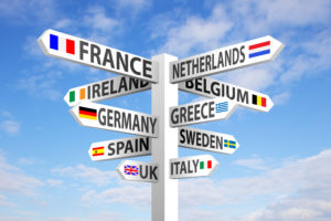 signposts to european countries
