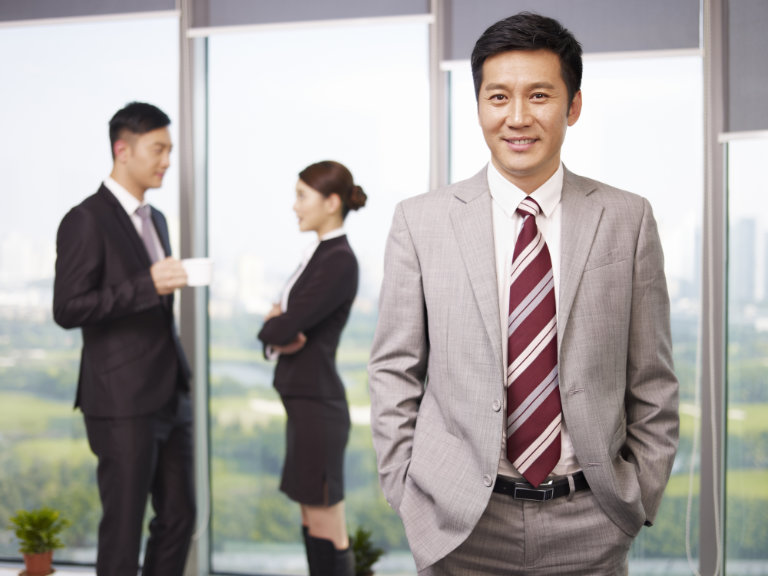 asian business people