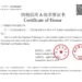 Certificate of A-Level Taxpayer Honor